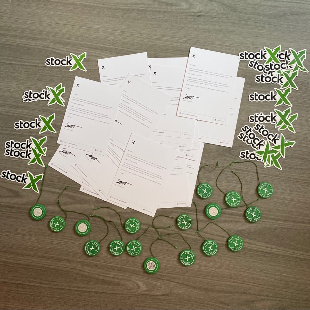 3-pack Authentic Uncut StockX Tag, Sticker, Card - Picture 10 of 11